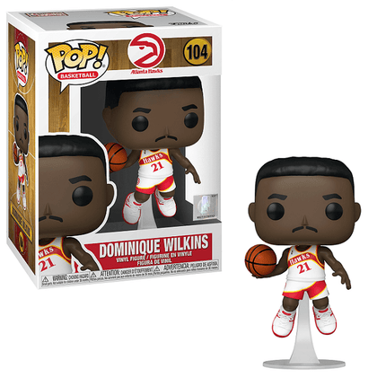Dominique Wilkins (Hawks Home) NBA Legends POP! Sportowe figurki winylowe 9cm - 104